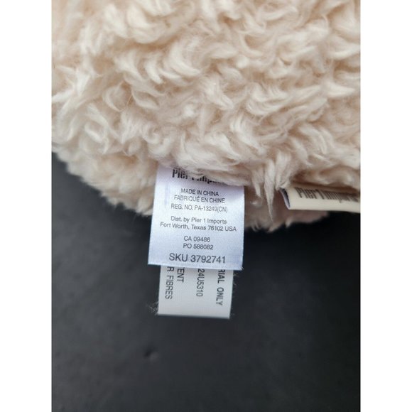 Pier 1 Plush Sheep Lamb Ram Ewe Stuffed Animal Toy - Picture 6 of 13